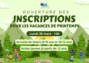 Ouverture des inscriptions