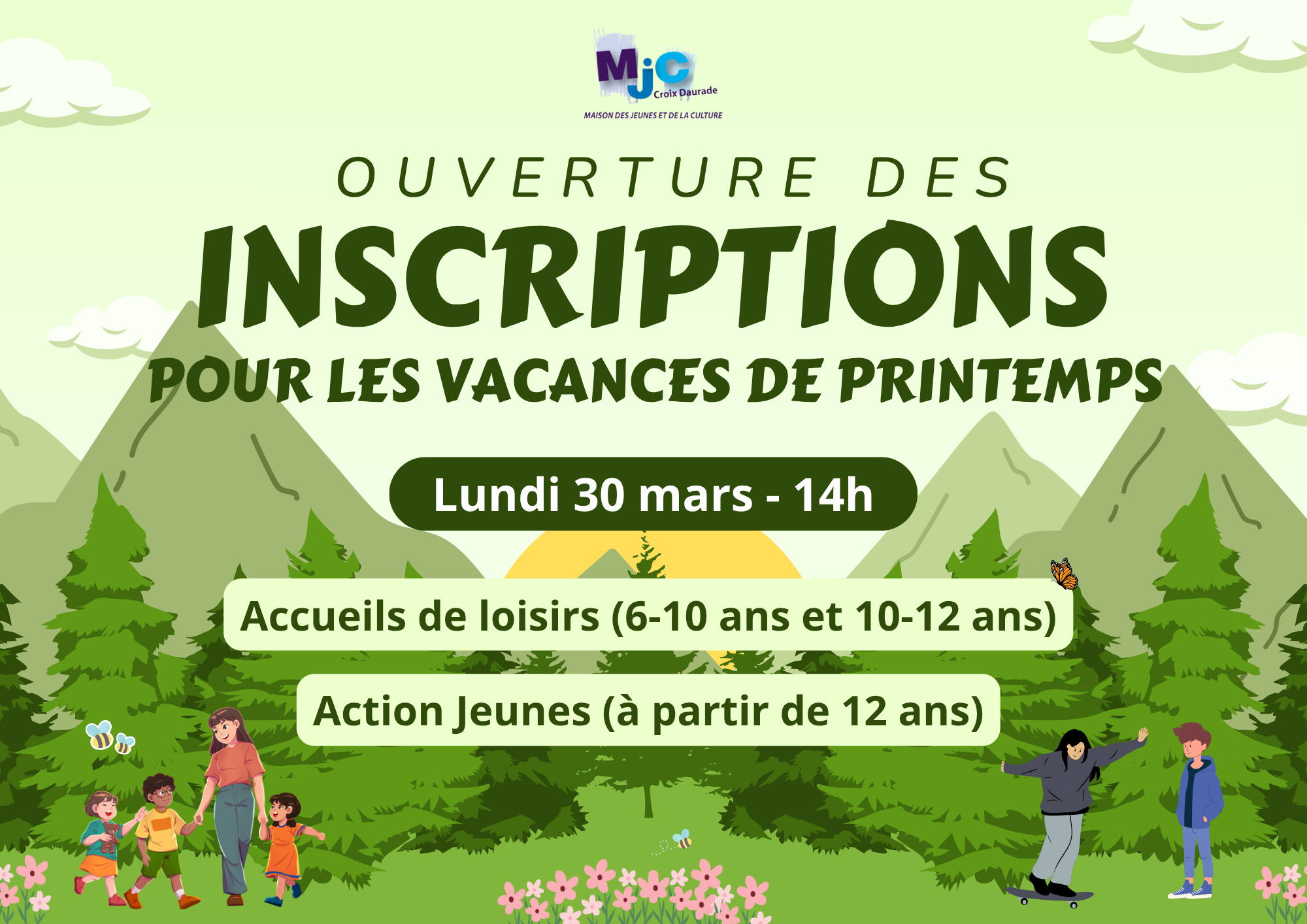 Ouverture des inscriptions