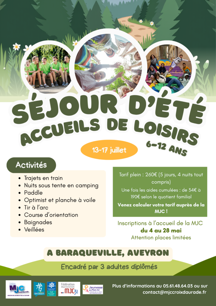 Affiche séjour Enfance