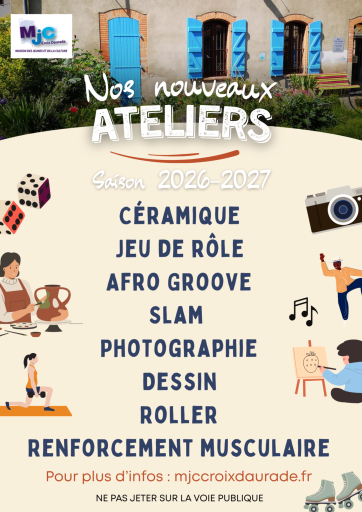 Nouvelles activités saison 26-27