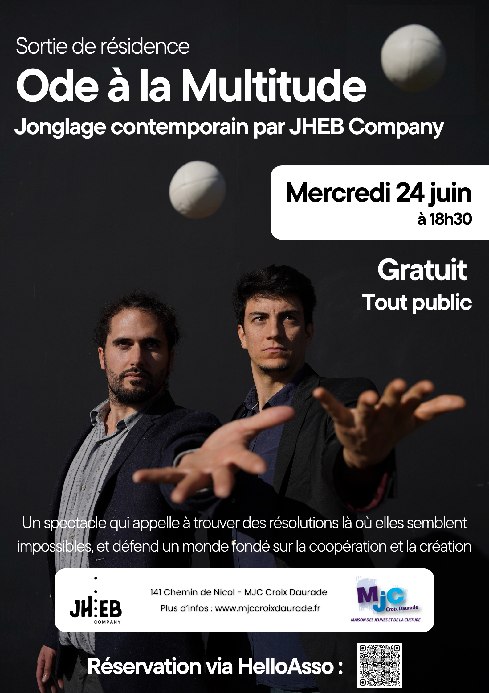 Affiche "Ode à la Multitude"