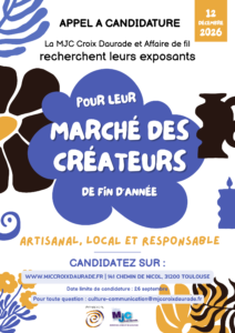 Appel à candidature marché des créateurs 2026