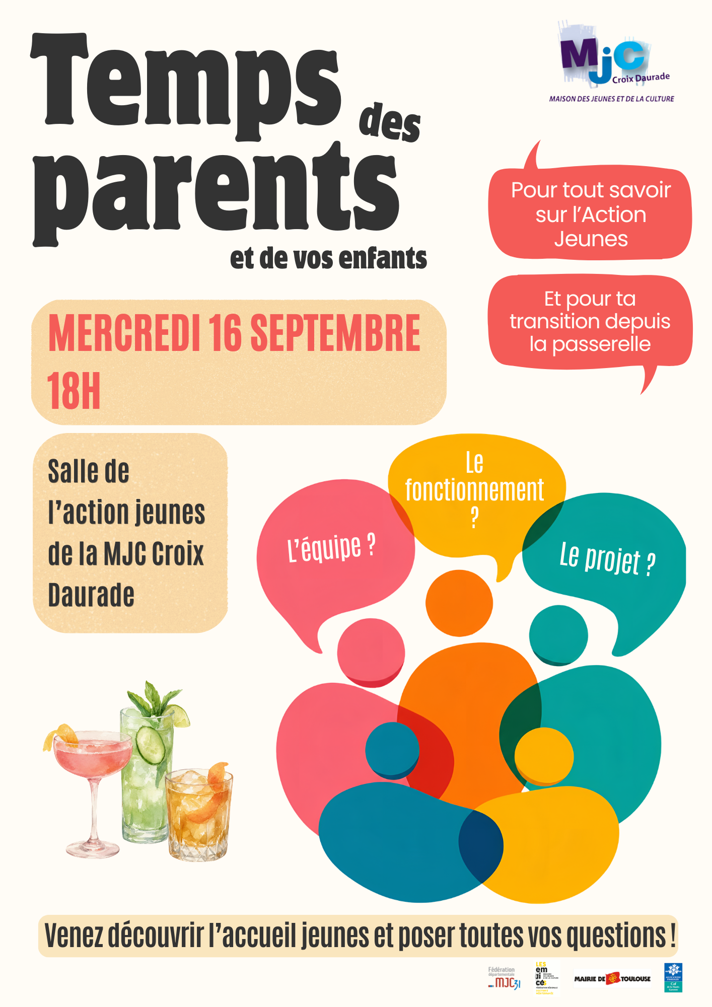 Affiche le temps des parents