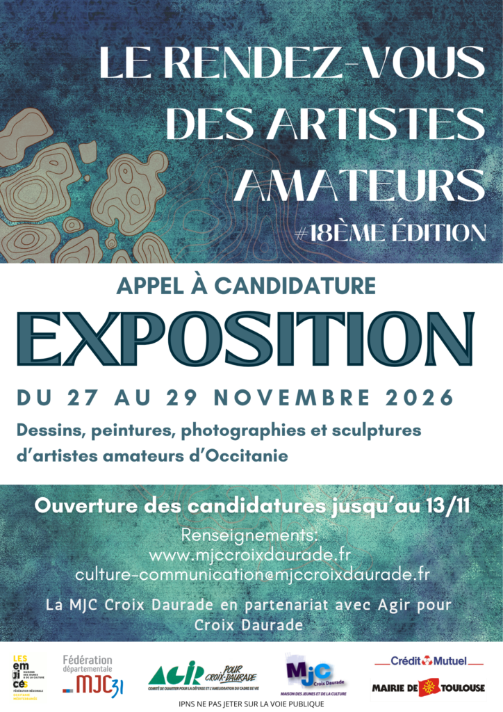 Appel candidature Rendez-vous des artistes amateurs 2026