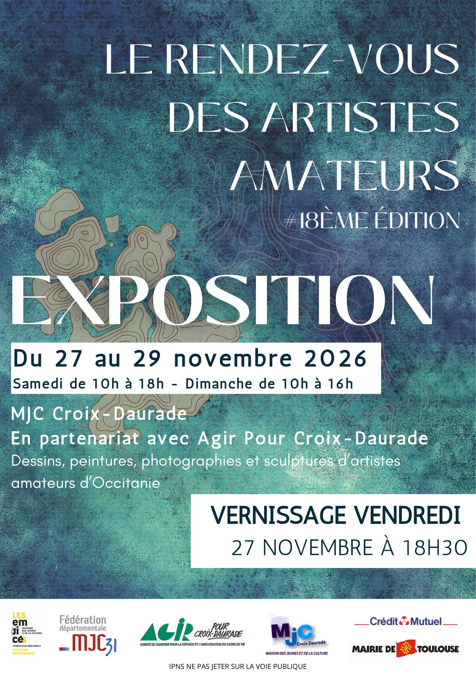 Affiche Rendez-vous des artistes amateurs 2026