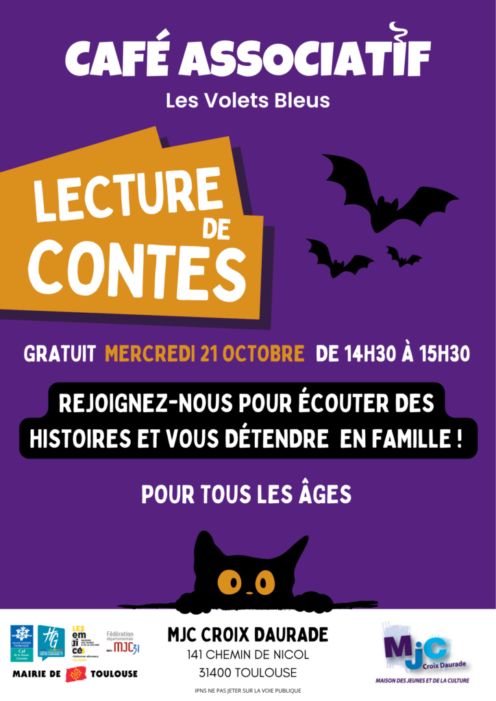 Affiche lecture de contes